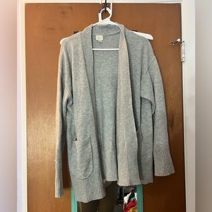 A new day gray cardigan